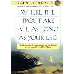 ISBN Where the Trout Are All as Long as Your Leg Livre de poche