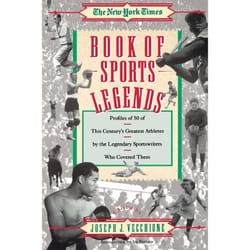 ISBN New York Times Book of Sports Legends Livre de poche
