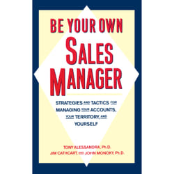 ISBN Be Your Own Sales Manager Livre de poche