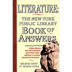 ISBN Literature: New York Public Library Book of Answers Livre de poche