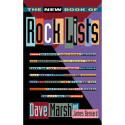 ISBN New Book of Rock Lists Livre de poche