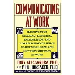 ISBN Communicating at Work Livre de poche