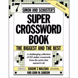 ISBN Simon and Schuster Super Crossword Book #7, Anglais, Livre de poche, 256 pages