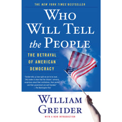 ISBN Who Will Tell The People Livre de poche