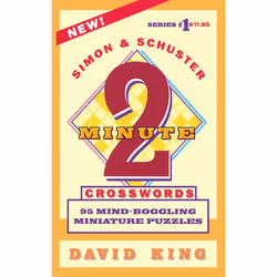 ISBN Simon And Schuster's Two-minute Crosswords Vol. 1, Anglais, Livre de poche, 224 pages