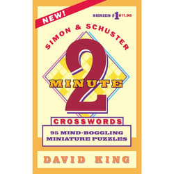 ISBN Simon And Schuster's Two-minute Crosswords Vol. 1 Livre de poche