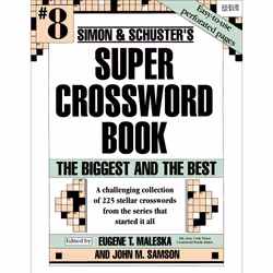 ISBN Simon & Schuster Super Crossword Book #8, Anglais, Livre de poche, 256 pages