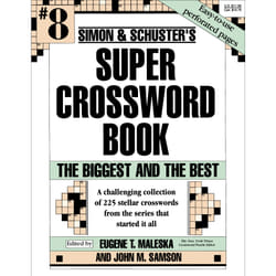 ISBN Simon & Schuster Super Crossword Book #8 Livre de poche