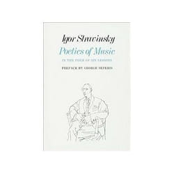 ISBN Poetics of Music in the Form of Six Lessons livre Musique Anglais