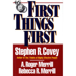 ISBN First Things First Livre de poche