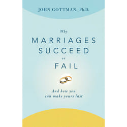 ISBN Why Marriages Succeed or Fail Livre de poche