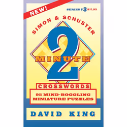 ISBN Simon & Schuster Two-minute Crosswords Vol. 3, Anglais, Livre de poche, 224 pages