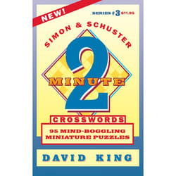 ISBN Simon & Schuster Two-minute Crosswords Vol. 3 Livre de poche