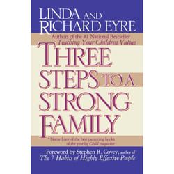 ISBN Three Steps to a Strong Family Livre de poche