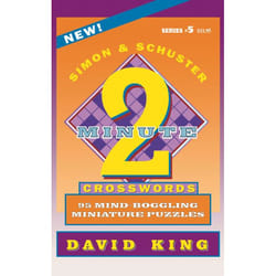 ISBN Simon & Schuster Two-Minute Crosswords, Volume 5 livre Anglais Livre de poche 224 pages