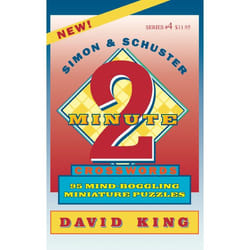 ISBN Simon & Schuster Two-minute Crosswords Vol. 4 Livre de poche