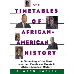 ISBN Timetables of African-American History livre Anglais Livre de poche 400 pages