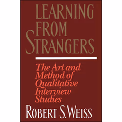 ISBN Learning From Strangers, Anglais, Livre de poche, 256 pages
