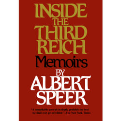 ISBN Inside the Third Reich Livre de poche