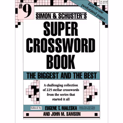 ISBN Simon & Schuster Super Crossword Book 9, Anglais, Livre de poche, 256 pages