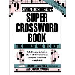 ISBN Simon & Schuster Super Crossword Book 9 Livre de poche