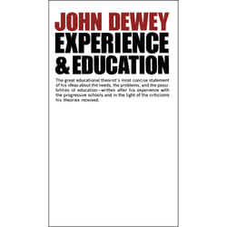 ISBN Experience And Education Livre de poche
