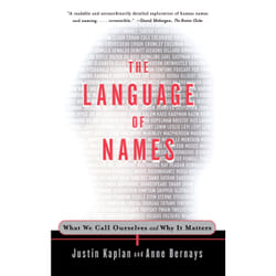 ISBN The Language of Names Livre de poche