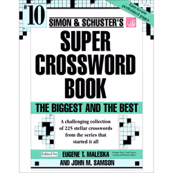 ISBN Simon & Schuster Super Crossword Book #10, Anglais, Livre de poche, 256 pages