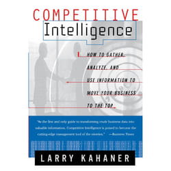 ISBN Competitive Intelligence Livre de poche