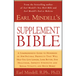 ISBN Earl Mindell's Supplement Bible Livre de poche