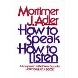 ISBN How to Speak How to Listen Livre de poche