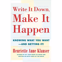 ISBN Write It Down Make It Happen, Anglais, Livre de poche, 256 pages