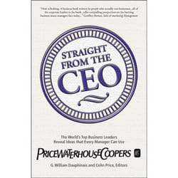 ISBN Straight from the CEO Livre de poche