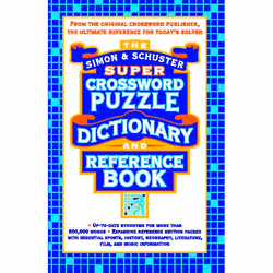 ISBN Simon & Schuster Super Crossword Puzzle Dictionary And Reference Book, Anglais, Livre de poche, 864 pages