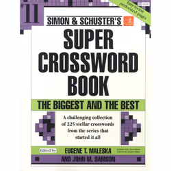 ISBN Simon &amp; Schuster Super Crossword Book #11, Anglais, Livre de poche, 256 pages