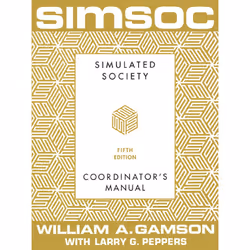 ISBN SIMSOC: Simulated Society, Coordinator's Manual, Anglais, Livre de poche, 336 pages