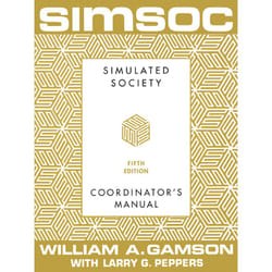 ISBN SIMSOC: Simulated Society, Coordinator's Manual Livre de poche