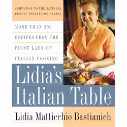 ISBN Lidia's Italian Table, Couverture rigide, 400 pages
