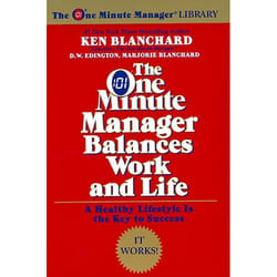 ISBN The One Minute Manager Balances Work and Life livre Livre de poche