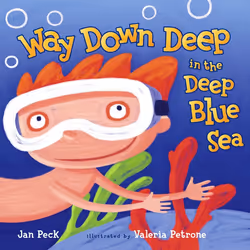 ISBN Way Down Deep in the Deep Blue Sea, Anglais, Couverture rigide, 32 pages