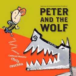 ISBN Peter and the Wolf, Anglais, Couverture rigide, 40 pages