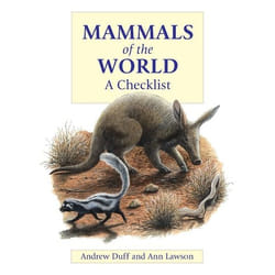 ISBN Mammals of the World (A Checklist) Couverture rigide