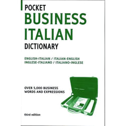 ISBN Pocket Business Italian Dictionary livre Business & finance Anglais Couverture rigide