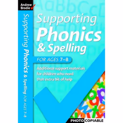 ISBN Supporting Phonics and Spelling for ages 7-8, Anglais, Livre broché, 64 pages