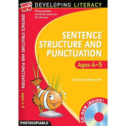 ISBN Sentence Structure and Punctuation: Ages 4-5