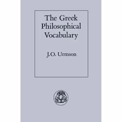 ISBN The Greek Philosophical Vocabulary, Anglais, Livre broché, 264 pages