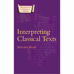ISBN Interpreting Classical Texts, classiques, Anglais, Livre broché, 144 pages