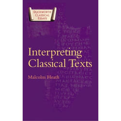 ISBN Interpreting Classical Texts livre classiques Anglais