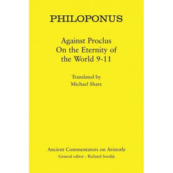 ISBN Philoponus: Against Proclus On the Eternity of the World 9-11 livre histoire Anglais Couverture rigide 176 pages