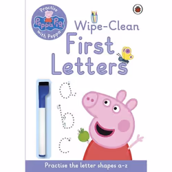 ISBN Peppa Pig: Practise with Peppa: Wipe-Clean First Letters, Anglais, 16 pages